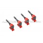 Bobines d'allumage APR rouge pour S3 8V / S3 8Y / Golf 7 GTI / Golf 8 R / Leon 3 Cupra