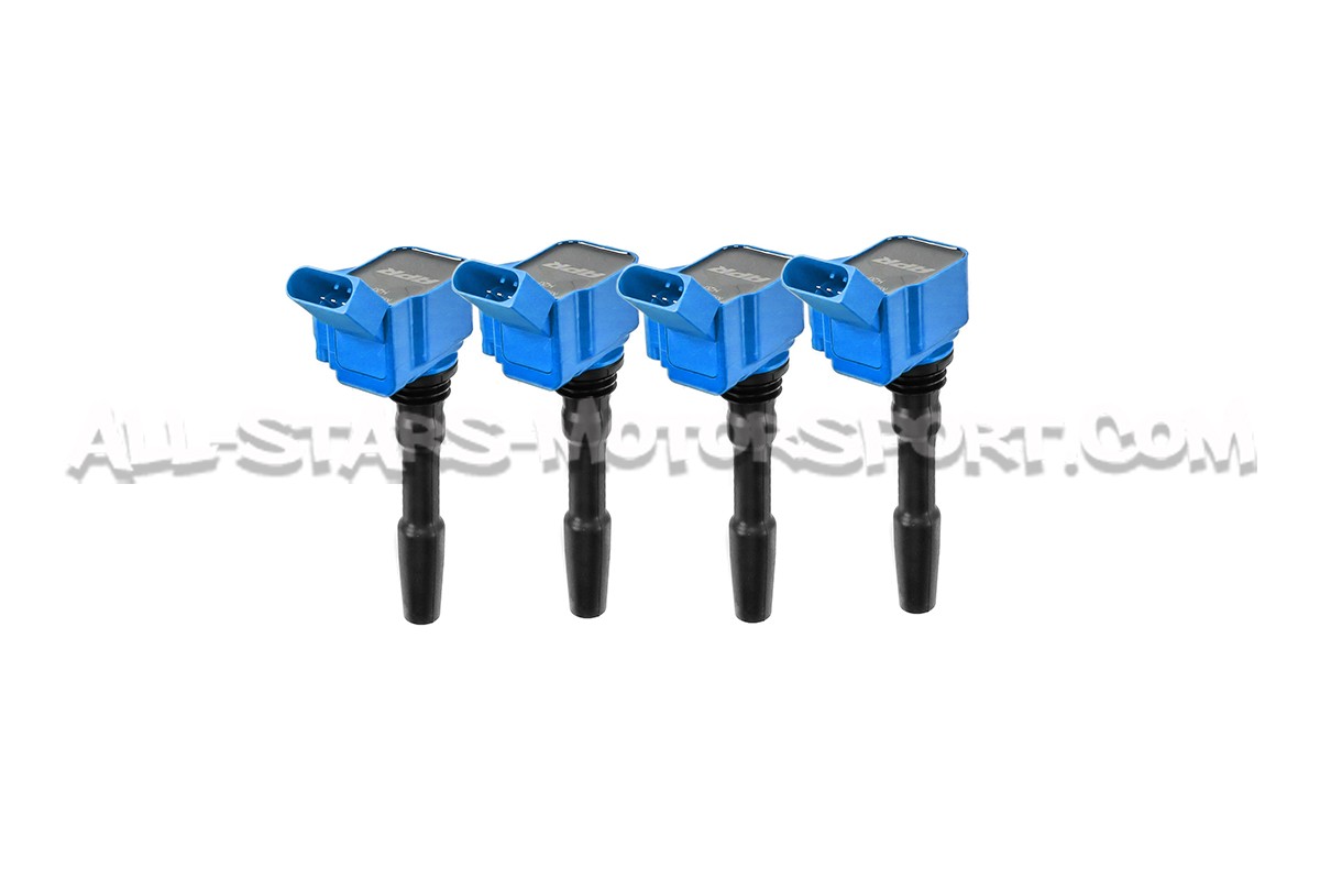 Bobinas de encendido APR azul para S3 8V / S3 8Y / Golf 7 GTI / Golf 8 R / Leon 3 Cupra