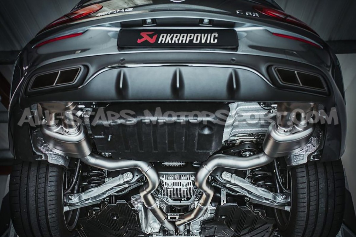 Echappement Akrapovic Evolution Line pour Mercedes C63 AMG W205