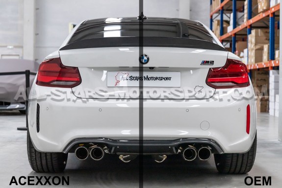 BMW M2 / M2 Comp F87 Acexxon Honeycomb Rear Reflector Deletes