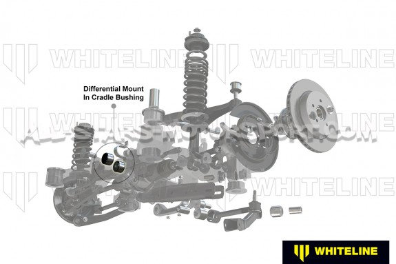 Whiteline Differential Mount Bushings for BMW M3 E36