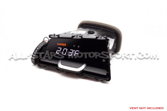 Reloj digital P3 Gauges para rejilla de ventilacion de BMW M5 F90 LCI