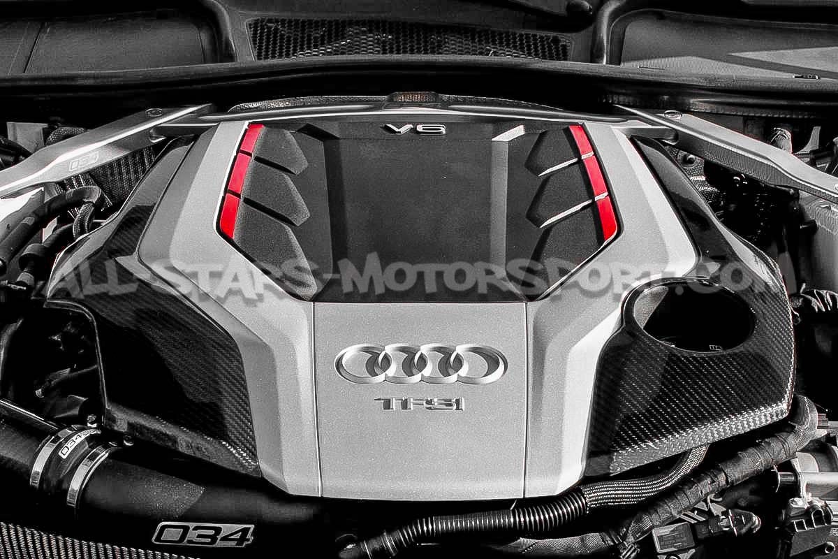 034 Motorsport Carbon Fiber Engine Covers for Audi S4 B9 / S5 B9