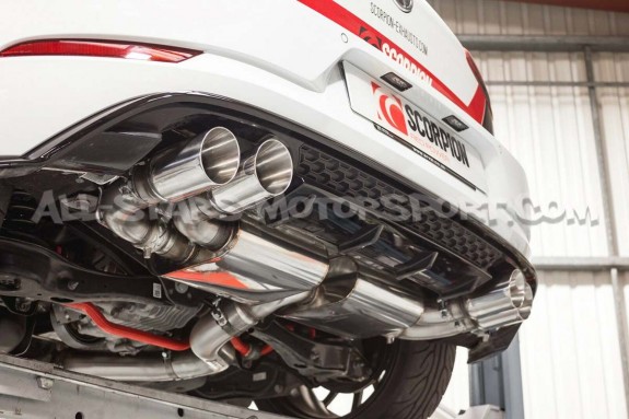 Escape catback / GPF-back Scorpion para Golf 7.5 R