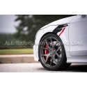 Autocollants d'ailes APR sideburns noir / rouge ou argent rouge