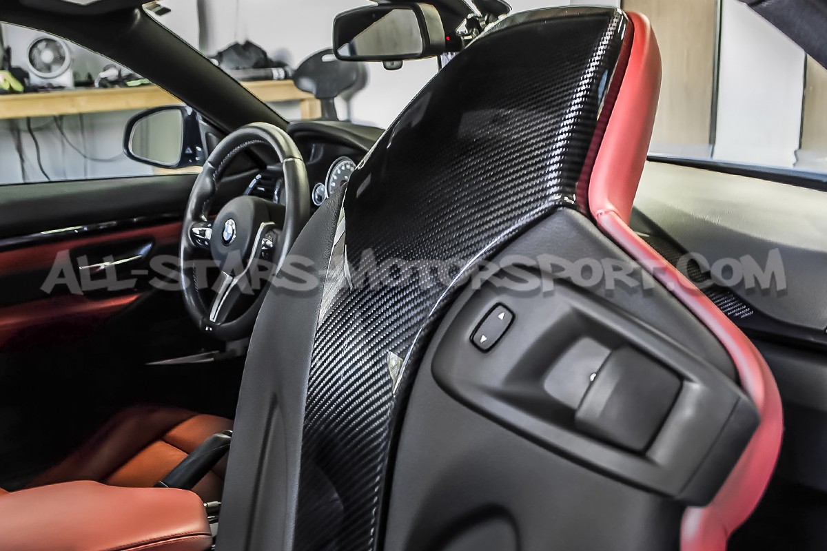 BMW M3 F80 / M4 F8x / M2 Comp Eventuri Carbon Fiber Seat Back Cover...