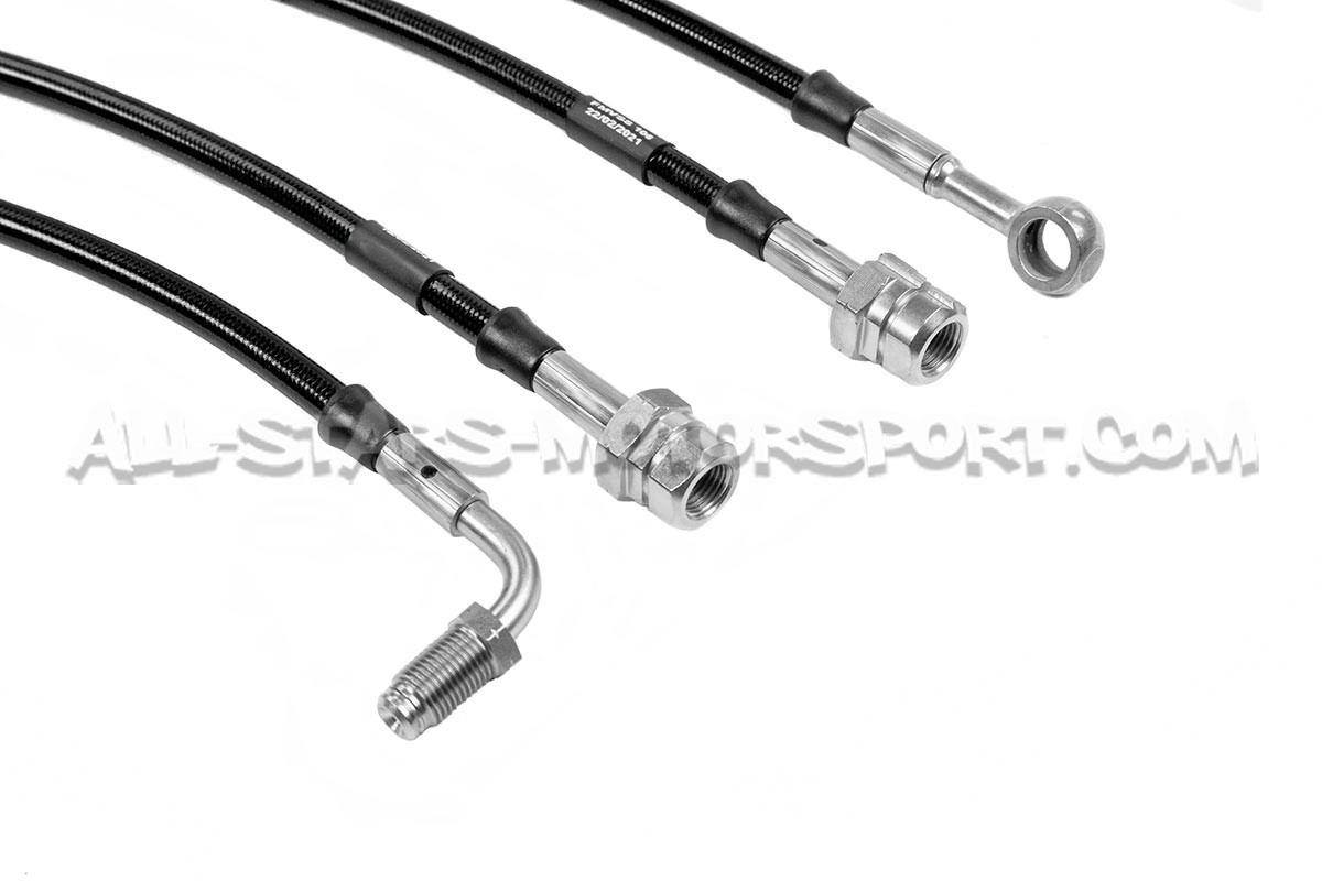 Flexibles de frein aviation Goodridge pour Leon 3 Cupra avec étrier...