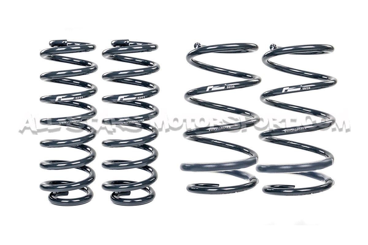 Muelles de suspensión Racingline -25mm para Golf 8 GTI / Clubsport