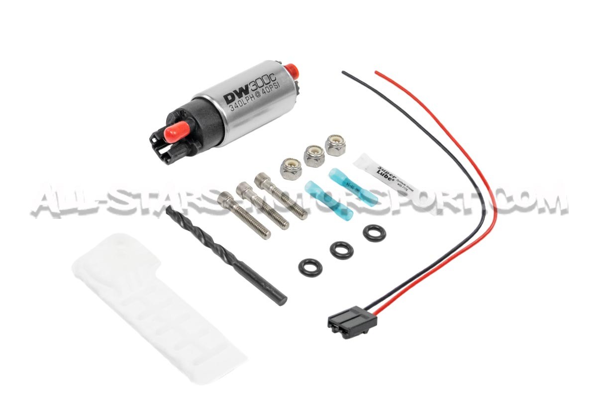 Pompe a essence Deatschwerks DW300C 340lph pour Audi S3 8V / Golf 7 GTI / Golf 7 R / Leon 3 Cupra 2.0 TFSI EA888.3