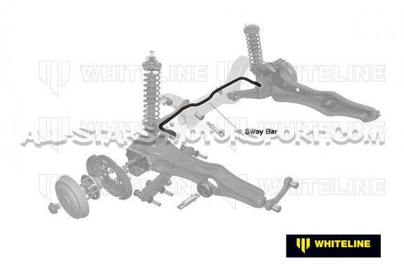Barre antiroulis arriere réglable Whiteline pour Mini Cooper S / JC...