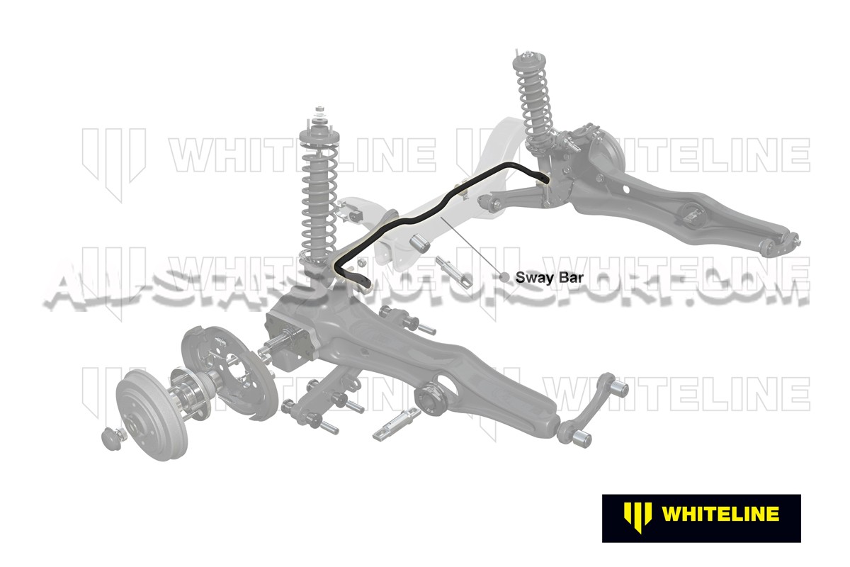 Barra estabilizadora trasera ajustable Whiteline para Mini Cooper S...