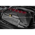 Couvre moteur carbone et kevlar rouge Eventuri pour Audi RS3 8V.5 /...
