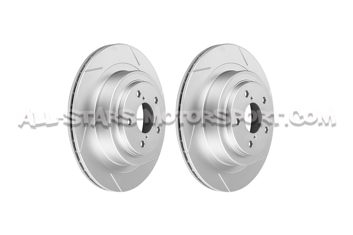Discos de freno traseros ranurados Dixcel SD para Subaru Impreza WRX 01-05