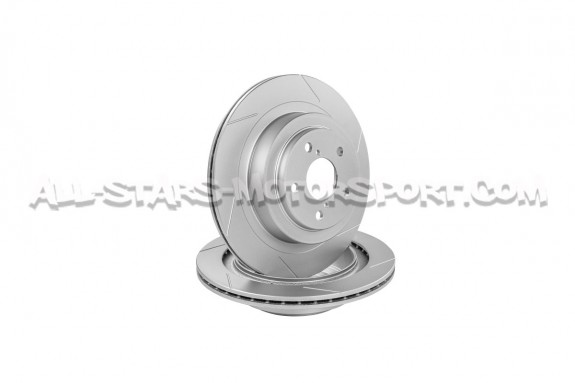 Discos de freno traseros ranurados Dixcel SD para Subaru Impreza WR...
