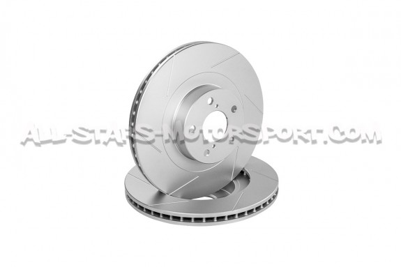 Discos de freno delanteros ranurados Dixcel SD para Subaru Impreza ...