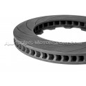 Discos de freno delanteros ranurados Dixcel FS para Nissan R35 GTR ...
