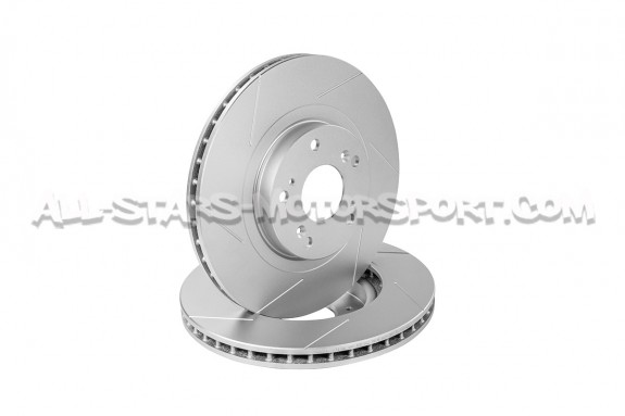 Discos de freno delanteros ranurados Dixcel SD para Honda Civic Typ...