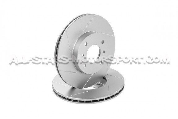 Discos de freno delanteros ranurados Dixcel SD para Nissan 200sx S13
