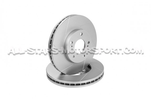 Discos de freno delanteros ranurados Dixcel SD para Nissan 200sx S14