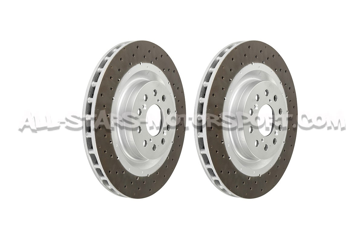 Disques de frein avants percés Dixcel FP pour Honda Civic Type R FK2 / FK8 / FL5