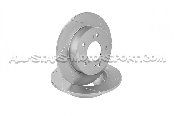 Discos de freno traseros ranurados Dixcel SD para Nissan 200sx S14