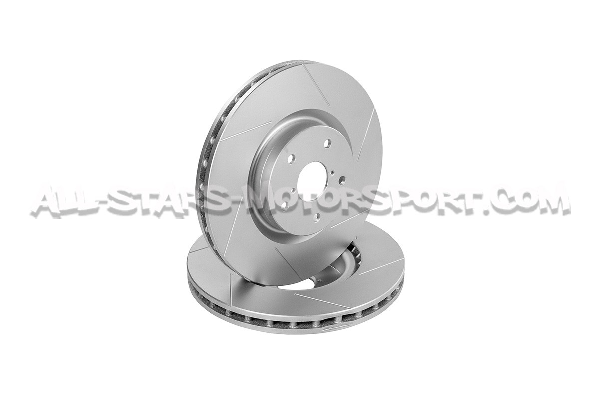 Discos de freno delanteros ranurados Dixcel SD para Subaru Impreza ...