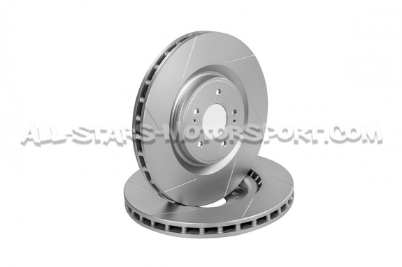 Discos de freno delanteros ranurados Dixcel SD para Mitsubishi Lanc...