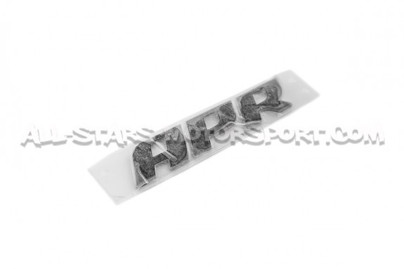 Badge 3D adhésif APR noir
