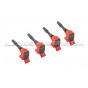 Alpha Competition red ignition coils for S3 8V / Golf 7 GTI / R / Leon 3 Cupra / TT 8S 2.0 TFSI EA888.3