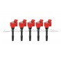 Bobinas de encendido Alpha Competition rojo para Audi RS3 8V.5 y TTRS 8S 2.5 TFSI