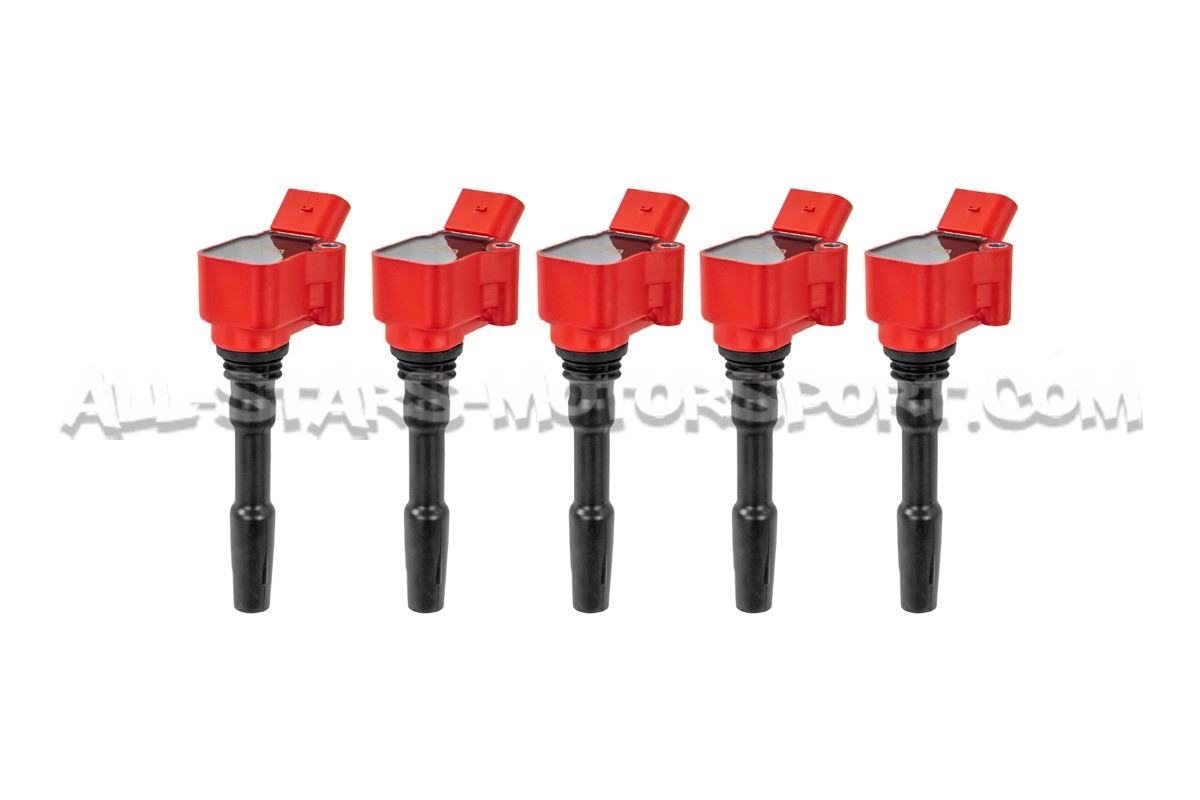 Alpha Competition red ignition coils for Audi RS3 8V.5 and TTRS 8S 2.5 TFSI