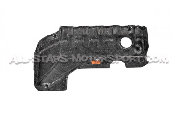 Couvre moteur carbone et kevlar rouge Eventuri pour Audi RS3 8V.5 /...