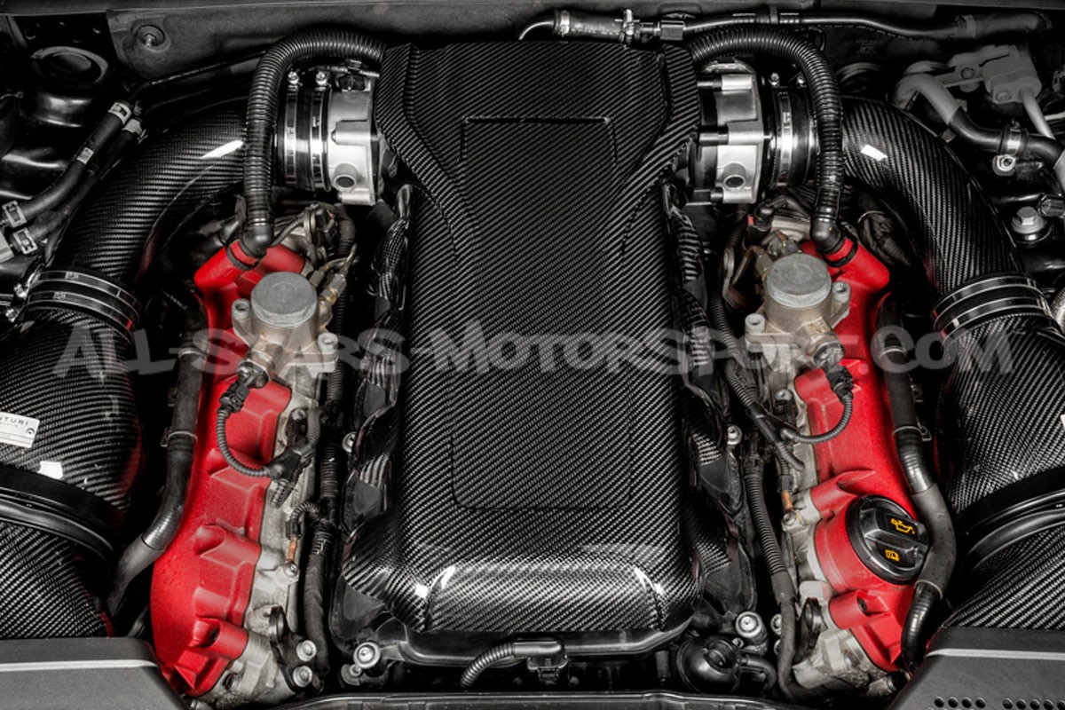 Tapa de motor de fibrs de carbono Eventuri para Audi RS4 B8 / RS5 8T