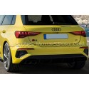 Sticker autocollant TFSI 4xx rouge, blanc ou noir