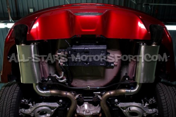Silenciador de escape axle-back street Mishimoto para Mustang S550 ...