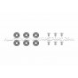 Kit de tornillos M6 y arandelas anodizadas Fender Washers Mishimoto