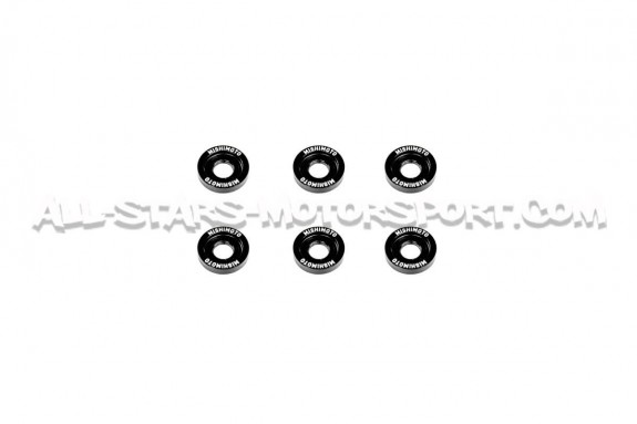 Kit de rondelles anodisées et vis M6 Fenders Washers Mishimoto