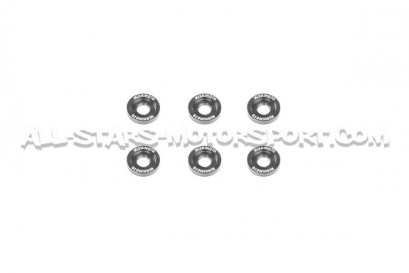 Kit de rondelles anodisées et vis M6 Fenders Washers Mishimoto