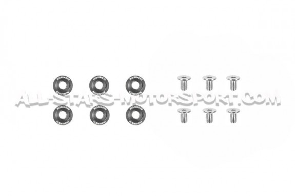 Kit de rondelles anodisées et vis M6 Fenders Washers Mishimoto