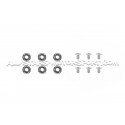 Kit de rondelles anodisées et vis M6 Fenders Washers Mishimoto