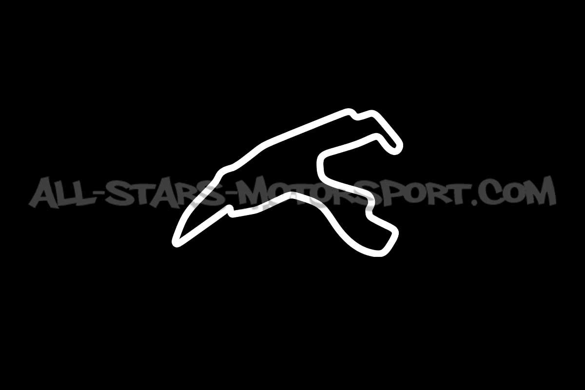 Sticker Nürburgring 9cm Circuit Racing CIRCUIT NURBURGRING ALLEMAND
