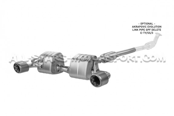 Akrapovic slip-on titanium Exhaust for Toyota Yaris GR 20-24