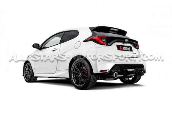 Akrapovic slip-on titanium Exhaust for Toyota Yaris GR 20-24