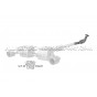 Evolution link pipe GPF delete Akrapovic pour Toyota Yaris GR 20-24