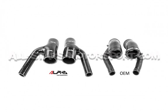 Alpha Competition Y pipe Lobster Claws Silicone Hoses for Audi S4 B5