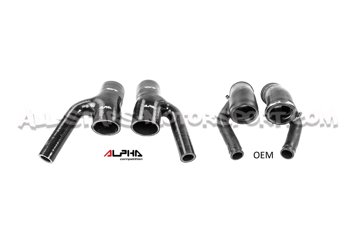 Manguitos de Y pipe de silicona Alpha Competition para Audi S4 B5