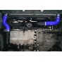 Durites d'échangeur silicone Alpha Competition pour S3 8P / Leon 2 Cupra / Golf 6 R / Golf 5 GTI 2.0 TFSI