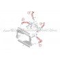 Durites de turbo silicone Alpha Competition pour S3 8V / Leon 3 Cupra / Golf 7 R / Golf 7 GTI / TT 8S 2.0 TFSI EA888.3