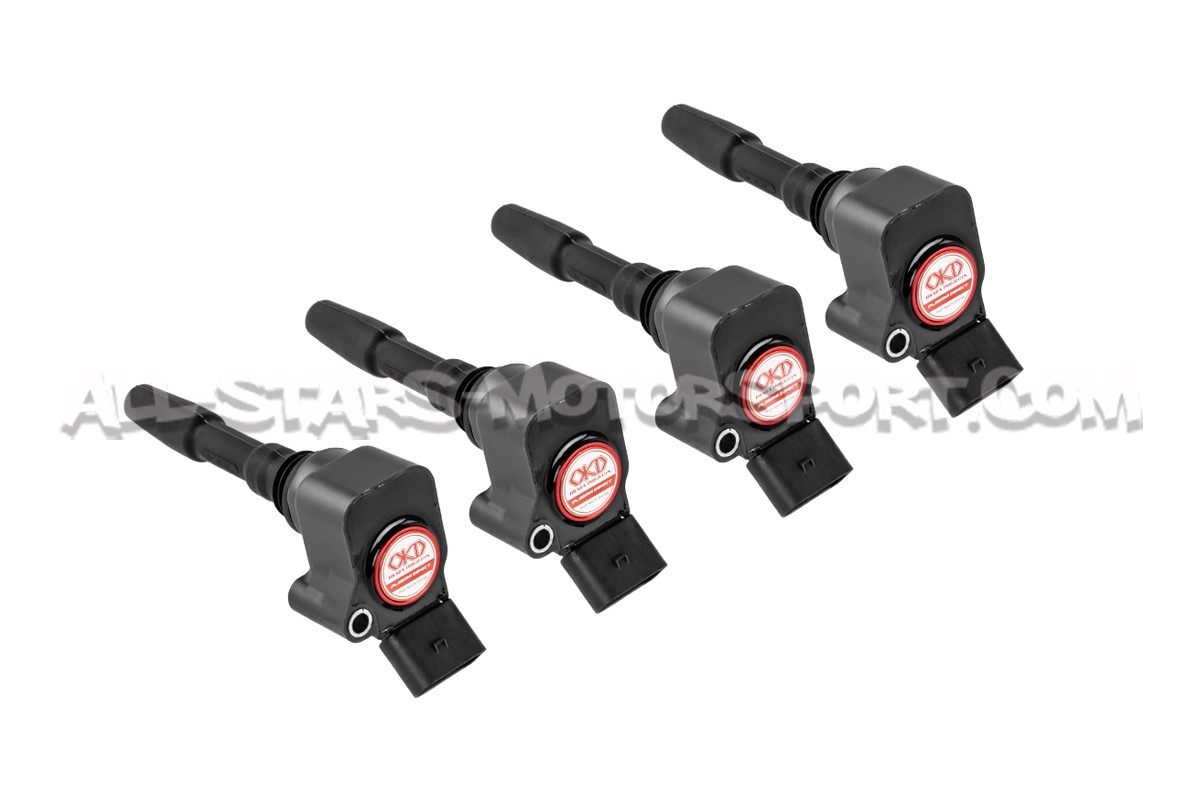 Bobines d'allumage Plasma Okada Projects pour Golf 7 GTI / S3 8V / Golf 8 GTI / S3 8Y / Leon 3 Cupra 2.0 TFSI EA888.3/4