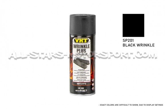 Peinture vermiculée haute température VHT Wrinkle Plus noir ou rouge